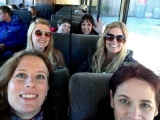 <h5>Group bus selfie.</h5>