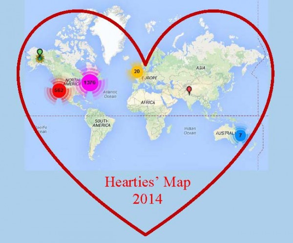 Hearties Map
